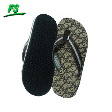 Flip flop de EVA, flo da aleta do chuveiro, chinelo simples dos chinelos para o homem